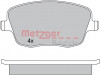 METZGER 1170417 - Bremsbelagsatz, Scheibenbremse