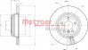 METZGER 6110742 - Bremsscheibe