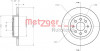 METZGER 6110443 - Bremsscheibe