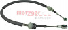 METZGER 3150069 - Seilzug, Schaltgetriebe