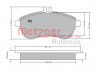 METZGER 1170046 - Bremsbelagsatz, Scheibenbremse