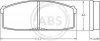 A.B.S. 36158 - Bremsbelagsatz, Scheibenbremse