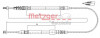 METZGER 11.5762 - Seilzug, Feststellbremse