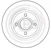 A.B.S. 16075 - Bremsscheibe
