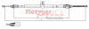 METZGER 17.0006 - Seilzug, Feststellbremse