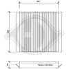 DIEDERICHS DCI0076 - Filter, Innenraumluft