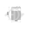 DIEDERICHS DCV1159 - Verdampfer, Klimaanlage