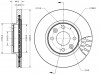 METZGER 6110727 - Bremsscheibe