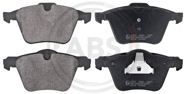 A.B.S. 37557 - Bremsbelagsatz, Scheibenbremse