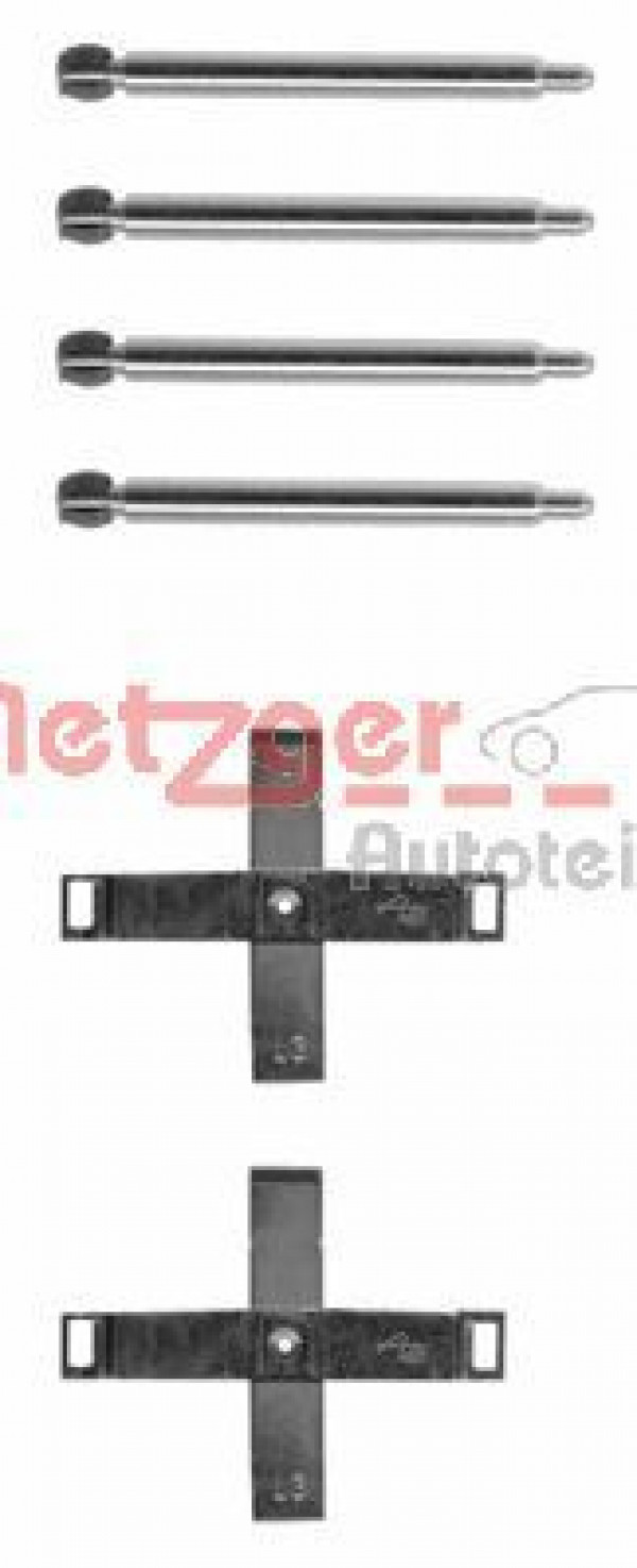 METZGER 109-1271 - Zubehörsatz, Scheibenbremsbelag