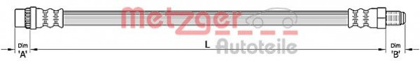 METZGER 4110455 - Bremsschlauch