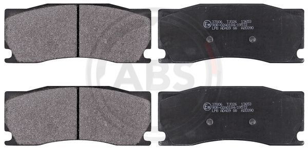 A.B.S. 37806 - Bremsbelagsatz, Scheibenbremse