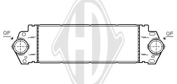 DIEDERICHS DCA1076 - Ladeluftkühler
