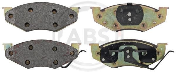 A.B.S. 38367 - Bremsbelagsatz, Scheibenbremse
