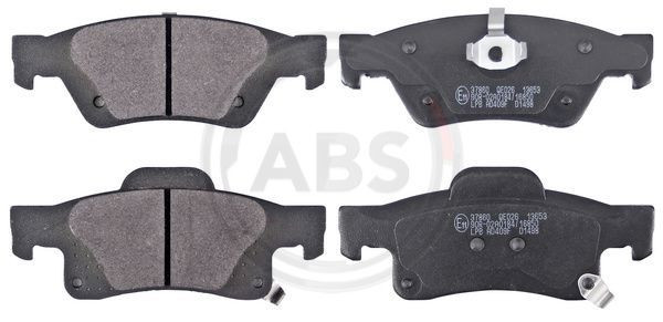 A.B.S. 37860 - Bremsbelagsatz, Scheibenbremse