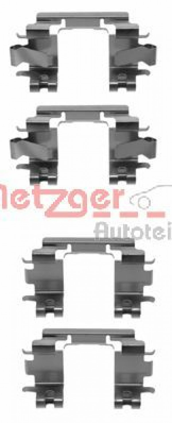 METZGER 109-1257 - Zubehörsatz, Scheibenbremsbelag