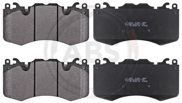 A.B.S. 37801 - Bremsbelagsatz, Scheibenbremse