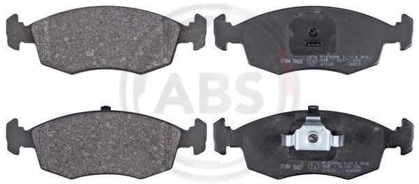 A.B.S. 37984 - Bremsbelagsatz, Scheibenbremse