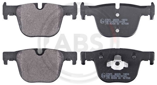 A.B.S. 37925 - Bremsbelagsatz, Scheibenbremse