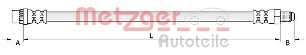 METZGER 4110897 - Bremsschlauch