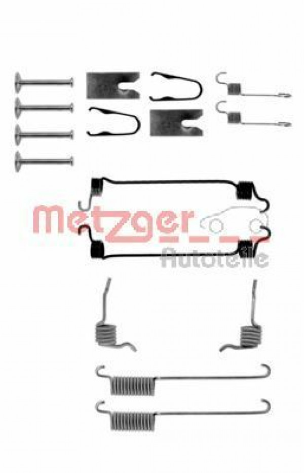 METZGER 105-0751 - Zubehörsatz, Bremsbacken