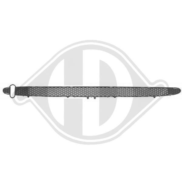 DIEDERICHS 1414046 - Lüftungsgitter, Stoßfänger