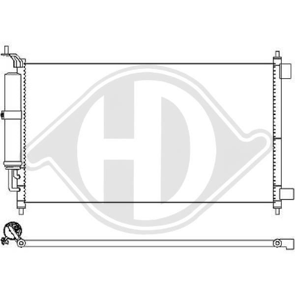 DIEDERICHS DCC1110 - Kondensator, Klimaanlage