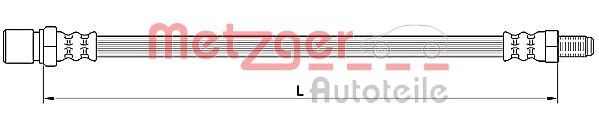 METZGER 4110641 - Bremsschlauch