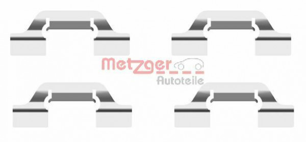 METZGER 109-1685 - Zubehörsatz, Scheibenbremsbelag