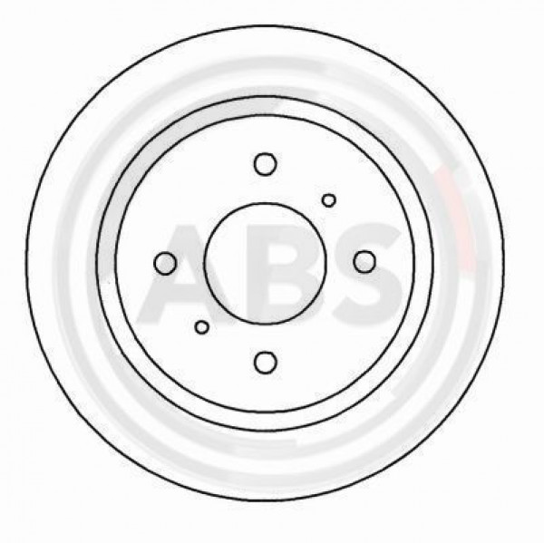 A.B.S. 16018 - Bremsscheibe