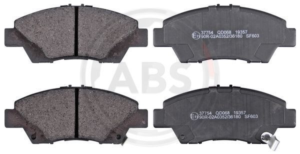 A.B.S. 37754 - Bremsbelagsatz, Scheibenbremse