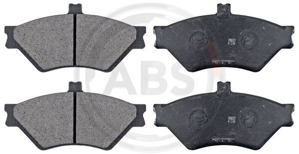 A.B.S. 38659 - Bremsbelagsatz, Scheibenbremse