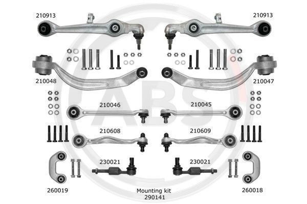 A.B.S. 219902 - Reparatursatz, Querlenker