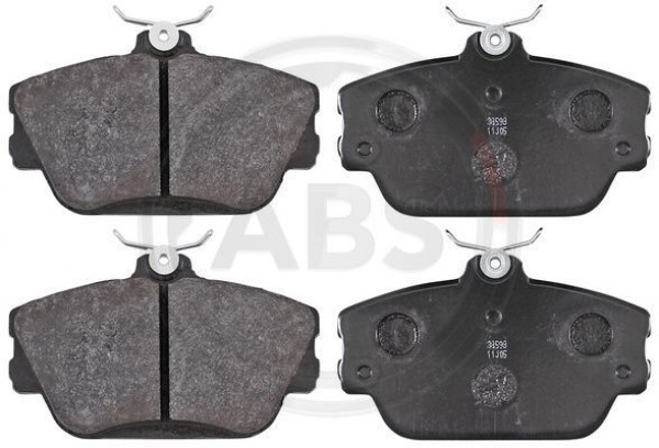 A.B.S. 38598 - Bremsbelagsatz, Scheibenbremse