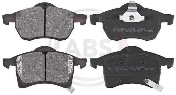 A.B.S. 37076 - Bremsbelagsatz, Scheibenbremse