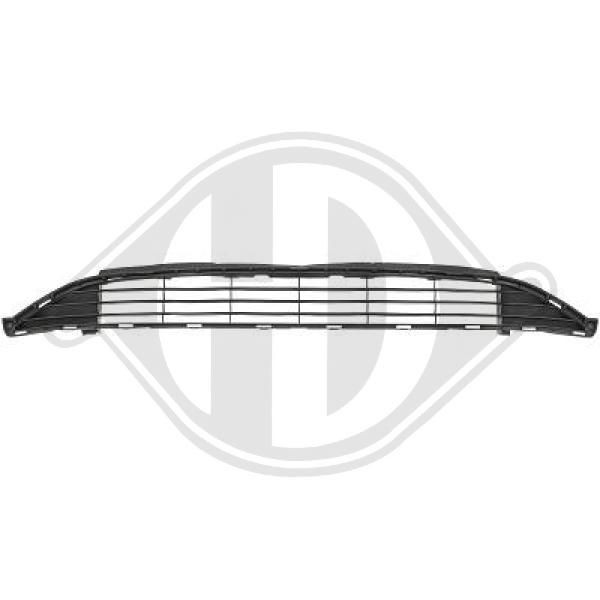 DIEDERICHS 6637045 - Lüftungsgitter, Stoßfänger