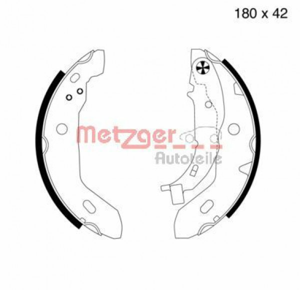 METZGER MG 713 - Bremsbackensatz