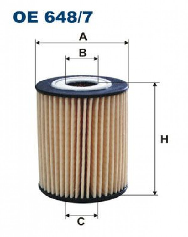 FILTRON OE648/7 - Ölfilter