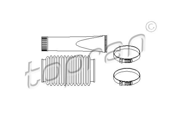TOPRAN 720236 - Faltenbalgsatz, Lenkung