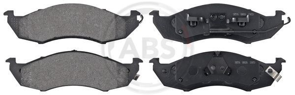 A.B.S. 38576 - Bremsbelagsatz, Scheibenbremse