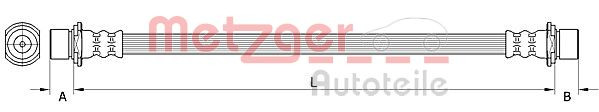 METZGER 4111503 - Bremsschlauch