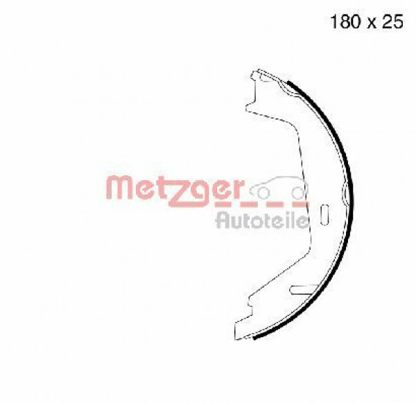 METZGER MG 998 - Bremsbackensatz, Feststellbremse