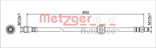 METZGER 4111775 - Bremsschlauch