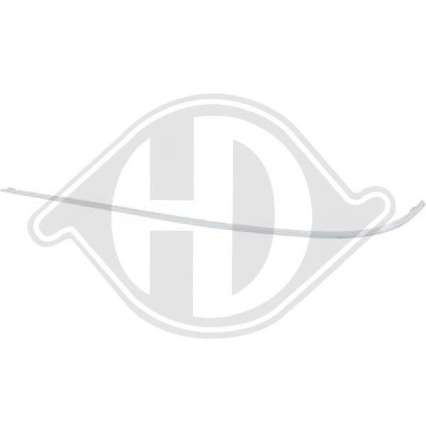 DIEDERICHS 1615269 - Zier-/Schutzleiste, Stoßfänger