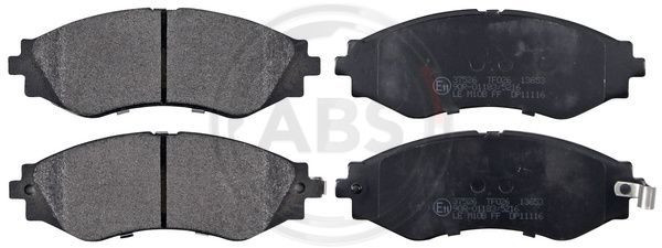 A.B.S. 37526 - Bremsbelagsatz, Scheibenbremse