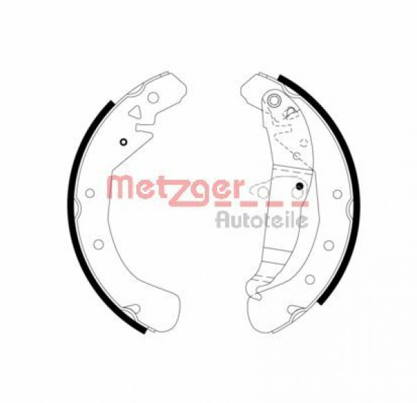 METZGER MG 967 - Bremsbackensatz