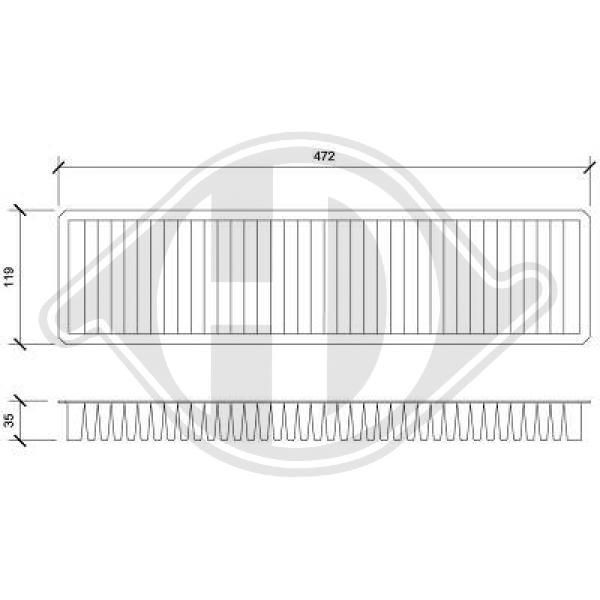 DIEDERICHS DCI0804 - Filter, Innenraumluft