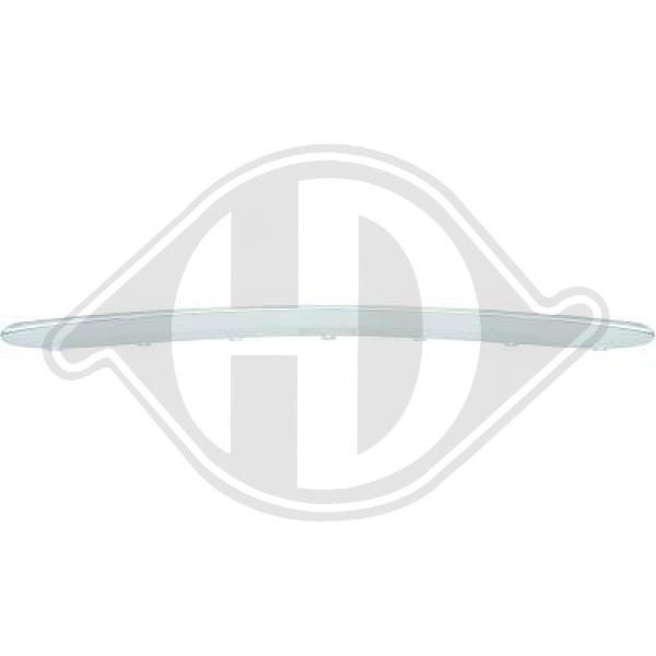 DIEDERICHS 6660046 - Zier-/Schutzleiste, Kühlergitter