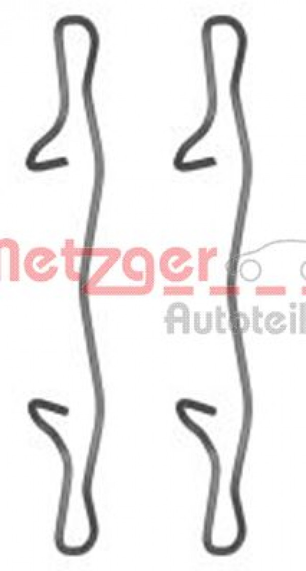 METZGER 109-1755 - Zubehörsatz, Scheibenbremsbelag
