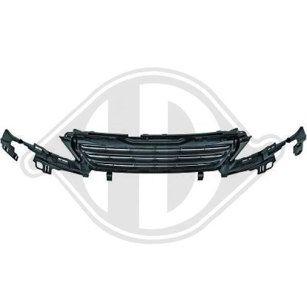 DIEDERICHS 4236040 - Kühlergitter